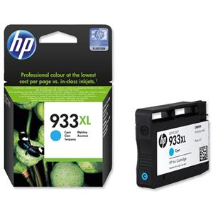 HP 933XL azurová inkoustová kazeta
