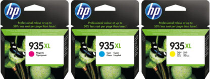 HP 935XL pack C/M/Y + 75 listů A4