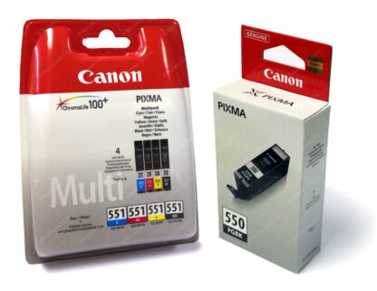 Canon PGI-550 + CLI-551 C/M/Y/BK/GY  Multi pack