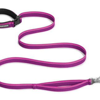 Vodítko pre psy Ruffwear Flat Out Leash-purple-dusk-25mmx180cm