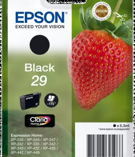 Epson Singlepack Black 29 Claria Home Ink