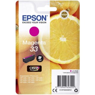 Epson Singlepack Magenta 33 Claria Premium Ink