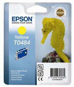 EPSON Ink ctrg Yellow pro RX500/RX600/R300/R200 T0484