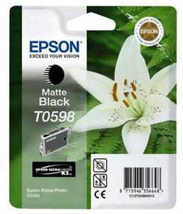 EPSON Ink ctrg matte black pro R2400 T0598