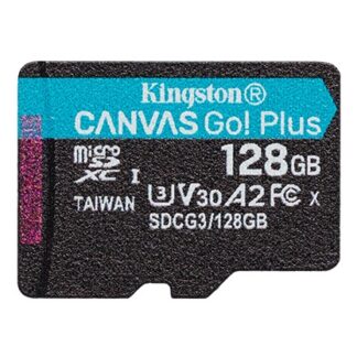 KINGSTON 128GB MICROSDHC CANVAS GO! PLUS 170R/100W U3 UHS-I V30 CARD BEZ ADAPTERU SDCG3/128GBSP