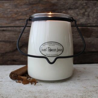 MILKHOUSE CANDLE SWEET TOBACCO LEAVES VONNA SVIECKA BUTTER JAR 624G