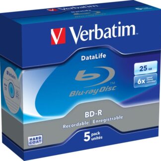 Blu-ray BD-R SL Verbatim Datalife 25GB 6x jewel box